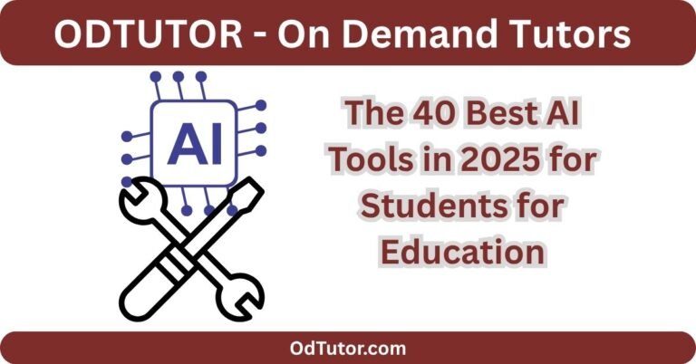 The 40 Best AI Tools in 2025 for Students for Education