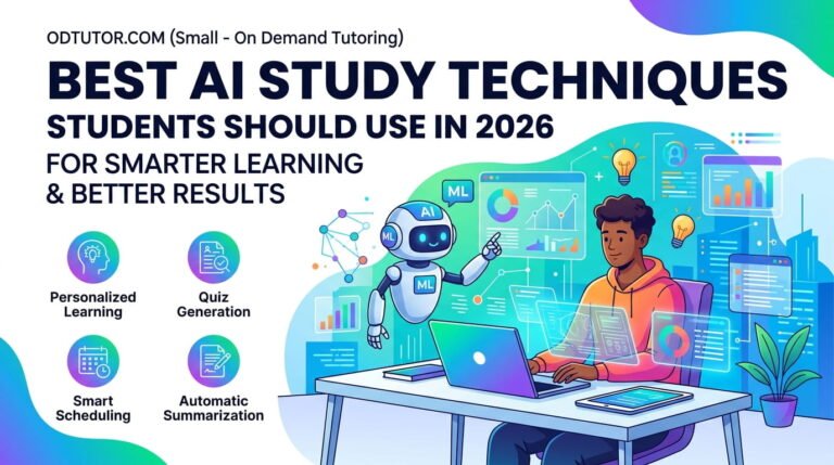 Best AI Study Techniques Students Should Use in 2026 for Smarter Learning and Better Results