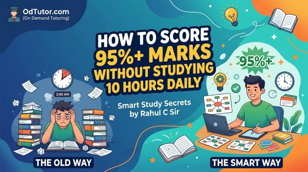 How to Score 95%+ Marks Without Studying 10 Hours Daily Smart Study Secrets by Rahul C Sir