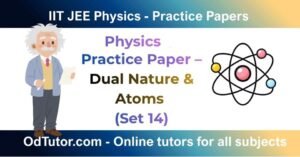 IIT JEE Physics Practice Paper – Wave Optics (Set 13)