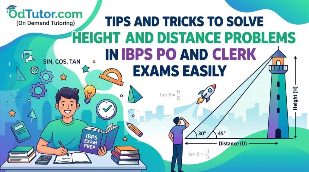 Smart Tips and Tricks to Solve Height and Distance Problems in IBPS PO and Clerk Exams Easily