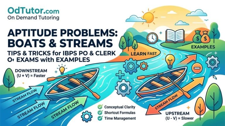 Aptitude Problems on Boats and Streams - Tips and Tricks to Solve