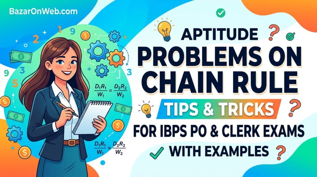 Aptitude Problems on Chain Rule