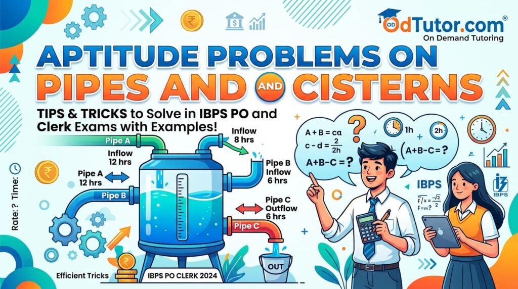 Aptitude Problems on Pipes and Cistern – Tips and Tricks to Solve