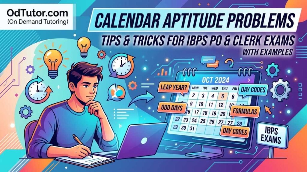 Calendar Aptitude Problems Tips and Tricks to Solve in IBPS PO and Clerk Exams with Examples