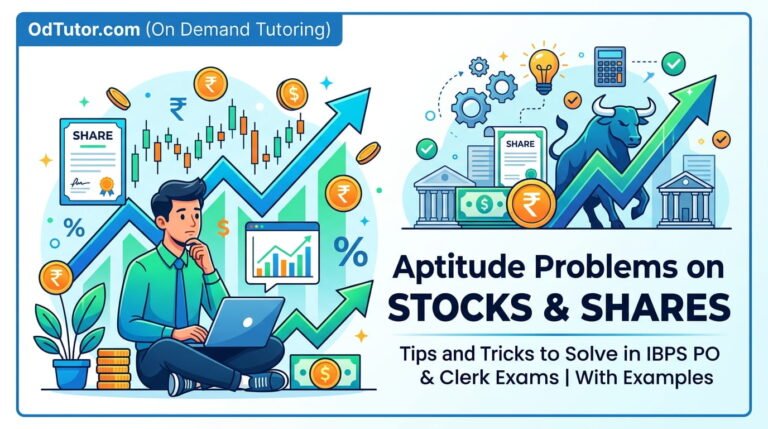 Aptitude Problems on Stocks and Shares - Tips and Tricks to Solve