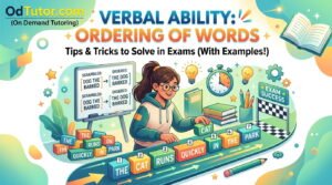 Verbal Ability Ordering of Words - Tips and Tricks to Solve in Exams with Example