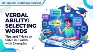 Verbal Ability Selecting Words - Tips and Tricks to Solve in Exams with Examples