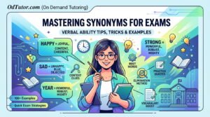 Verbal Ability Synonyms - Tips and Tricks to Solve in Exams with Examples