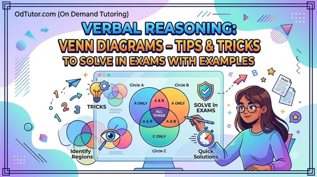 Verbal Reasoning Venn Diagrams - Tips and Tricks to Solve in Exams with Examples