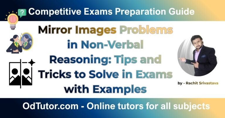 Mirror Images Problems in Non-Verbal Reasoning